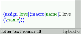 Type macro (step 3)