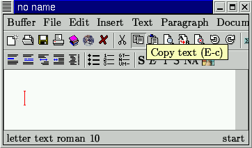 Help balloon for ``copy''