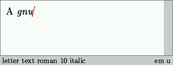 Emphasizing text (step 3)