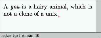 Emphasizing text (step 5)