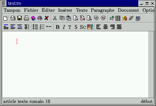 TeXmacs in french