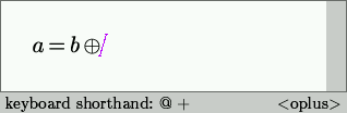 Typing an oplus (step 2)