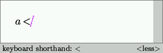 Complex key combination (step 1)
