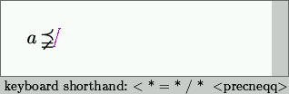 Complex key combination (step 6)